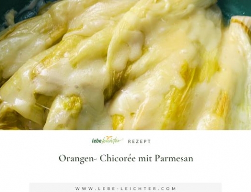 Orangen-Chicorée mit Parmesan