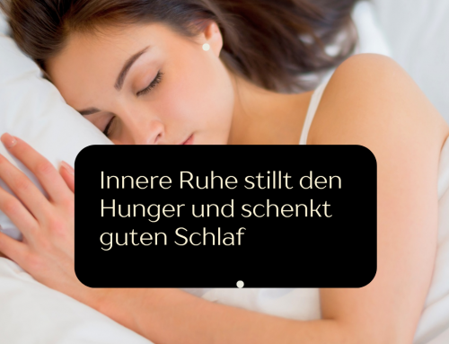 Innere Ruhe stillt den Hunger